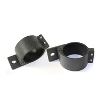 Elinz 3" 76-81mm PAIR Bullbar Mounting Bracket Clamp LED light bar Driving RIGID BLACK