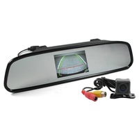Elinz 4.3" Colour Digital TFT LCD Screen Car Rearview Mirror Monitor Reversing Camera