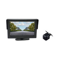 Elinz 4.3" LCD Monitor 12V Wireless Car Rearview Kit CMOS Car UTE Van SUV Reversing Camera