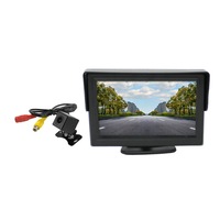 Elinz 4.3" Monitor CMOS Reversing Camera Rearview Night Vision Track Moving Guidelines