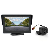 Elinz 4.3" Monitor + 12v Reversing Camera Kit Car Caravan LCD Rearview IR Night Vision