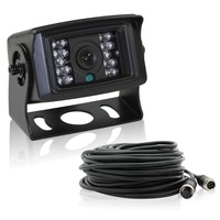 Elinz 4 PIN Heavy Duty 12V 24V CCD IR Reversing Camera 10M with built-in Microphone