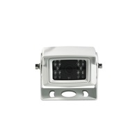 Elinz 4 PIN Heavy Duty white 12V 24V CCD IR Reversing Camera Rearview with Built-in Mic