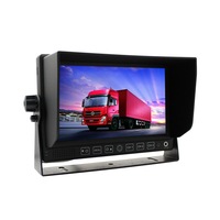 Elinz 7" Monitor HD 12V/24V with 3 AV inputs 4PIN advanced