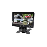 Elinz 7" TFT LCD Quad Monitor Splitscreen 4PIN Truck Caravan 4 AV Input 12V 24V
