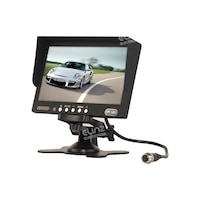 Elinz 7" Monitor HD 12V/24V with 2 AV inputs 4PIN advanced
