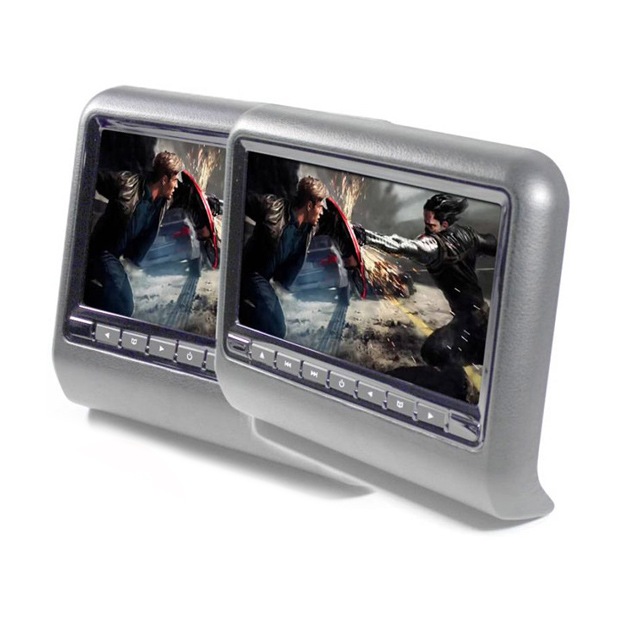 Dual TFT LCD In-Car Dual Headrest 