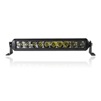 Cosmoblaze 10" LED Light Bar Driving 1 Row Flood Spot Combo Beam 4x4 Truck