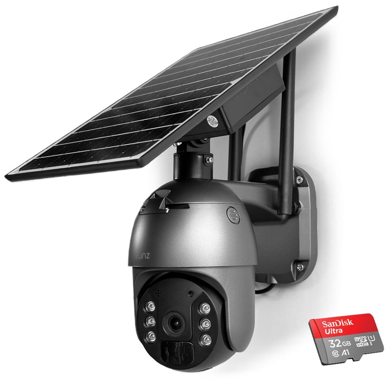 Buy Elinz 4G LTE Cellular Security Camera 3MP 2K Resolution PTZ Outdoor