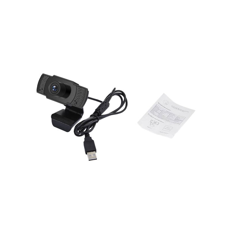 2MP Webcam with Microphone and USB LED 30FPS PC Plug & Play Smart