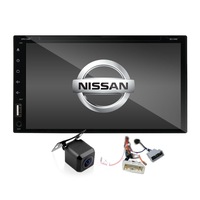 Elinz Nissan 7" In Dash Head Unit DVD Player Double Din Octa Core Android 10 GPS WiFi Reverse Camera Car Stereo T2
