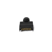 Elinz Trailer Plug 7 PIN Flat Plastic Connector Adaptor Socket Car Caravan Boat