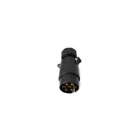 Elinz Trailer Plug 7 PIN Large Round Plastic Connector Adaptor Socket Car Caravan Boat