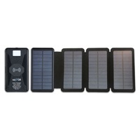 Maxxlee 20000mAh 4 Solar Panel Power Bank Qi Wireless Battery Charger Dual USB Type C