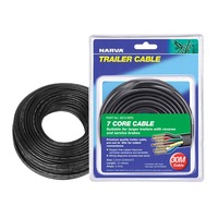 Narva 7 Core Trailer Cable 2.5mm 5A 30m Automotive Boat Caravan Truck Wire Cable V90 PVC Insulated