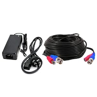 Elinz Power Cord Aus Plug & BNC VIdeo Cable for 4CH 8CH Security Camera System