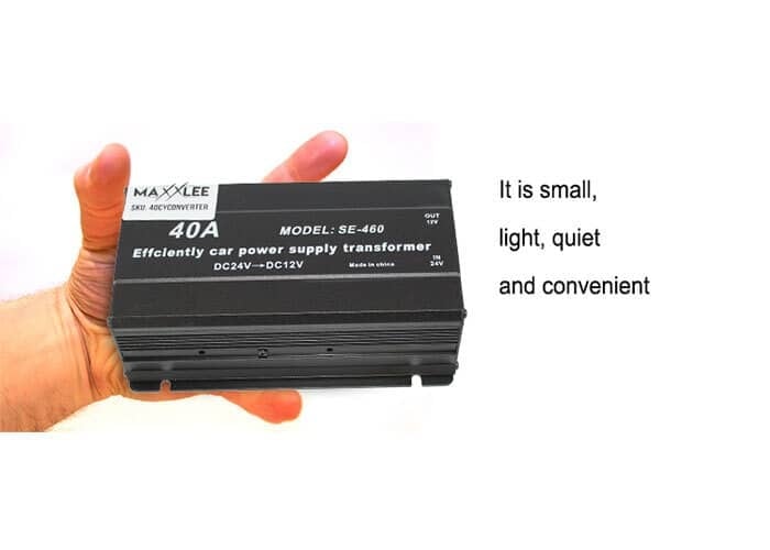 Buy Maxxlee Vehicle DC Voltage Converter Step Down 24V To 12V 40A Car ...