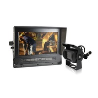 Elinz Waterproof 7" Monitor HD 12V/24V Reversing CCD Camera Vehicle Truck Caravan Boat