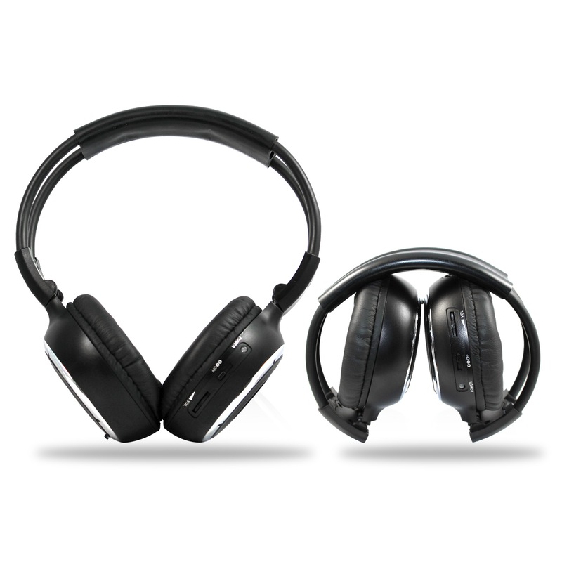 Buy Elinz WIRELESS IR CORDLESS Dual Channel Headphone PAIR MyDeal