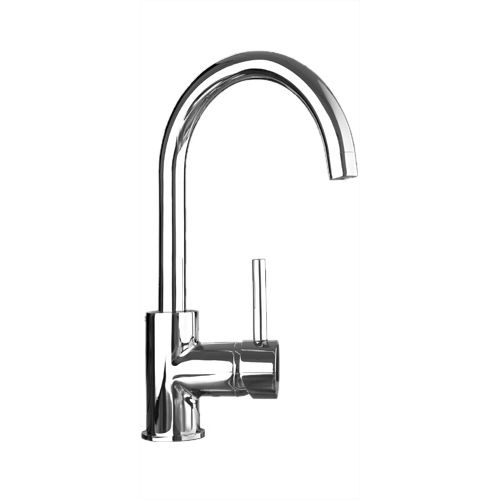 Gooseneck Kitchen Mixer Tap in Chrome 320mm Buy Kitchen Taps 160442