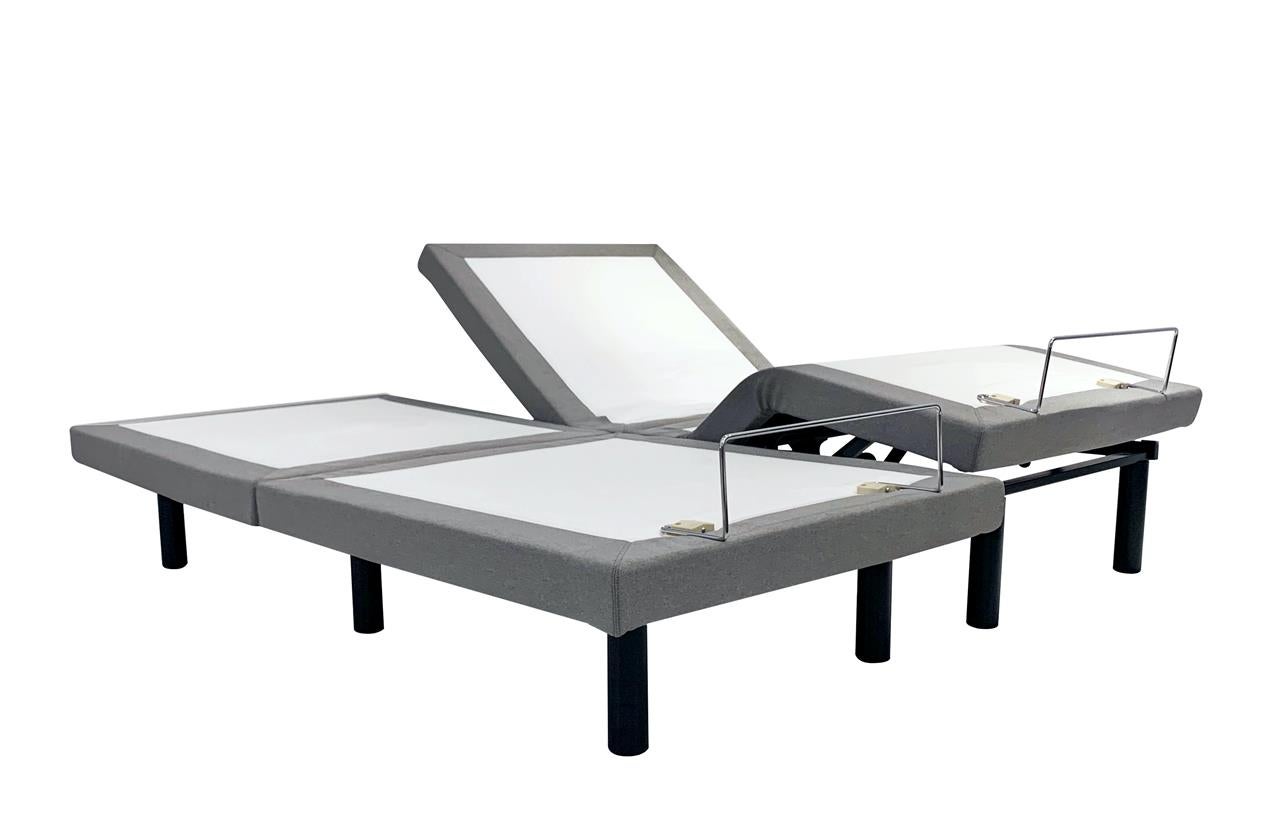 ComfortPosture Split Queen Electric Adjustable Bed with Massage Function