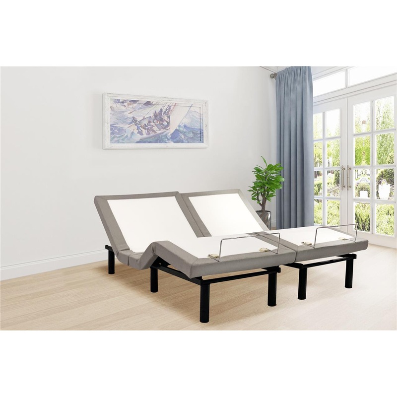 ComfortPosture Split Queen Electric Adjustable Bed with Massage