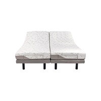 ComfortPosture Split Queen Electric Adjustable Bed German OKIN motors; with Memory Foam Mattress