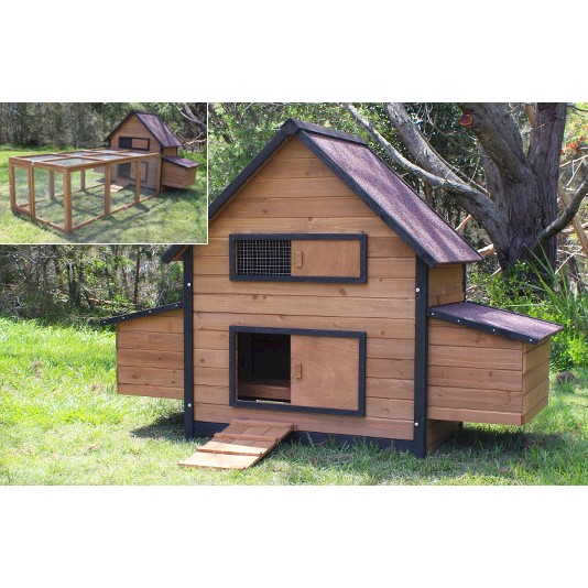 UNIVERSAL HAND MADE CHICKEN POULTRY HUT HOUSE 5 BIRD NEST BOX FOR INSIDE COOP 