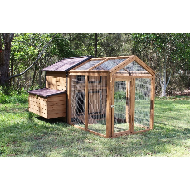 Buy Brunswick XL Chicken Coop with Run and Feeders Package MyDeal