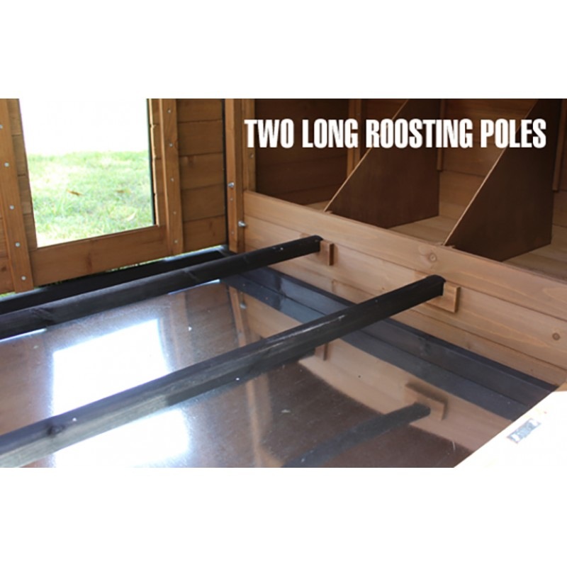 Buy Brunswick XL Chicken Coop with Run and Feeders Package MyDeal