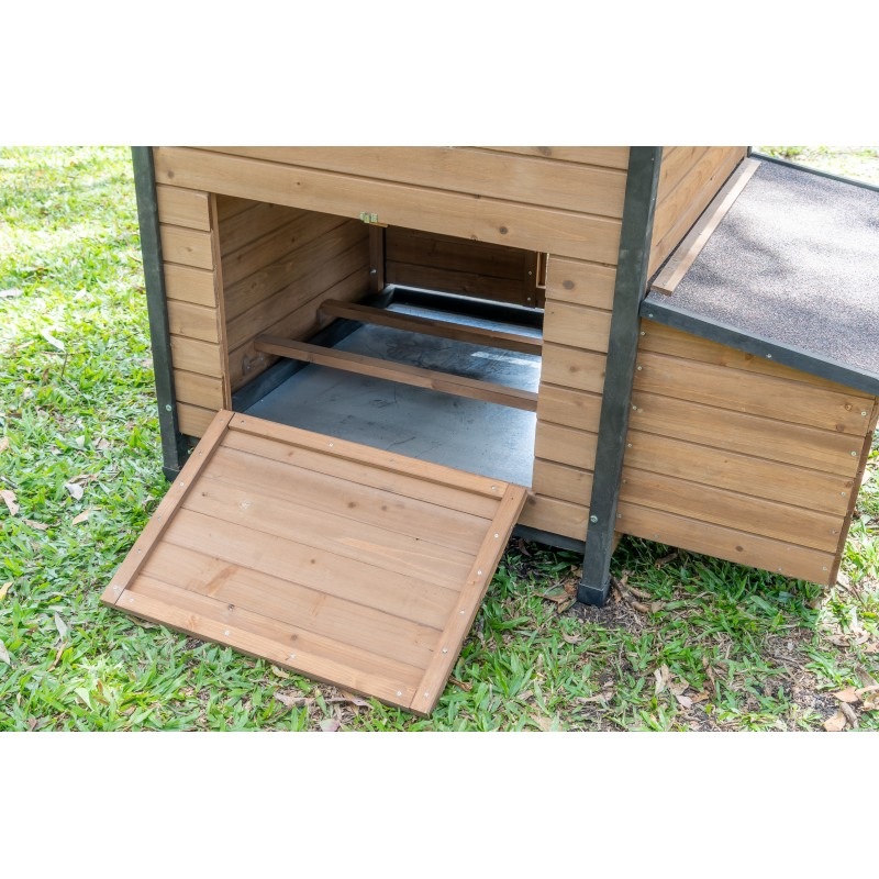 Buy Brunswick XL Chicken Coop with Run and Feeders Package MyDeal