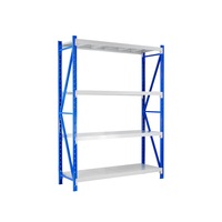1 Bay Garage Storage Steel Rack Long Span Shelving 1.5m-wide 400kg