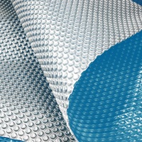 10.5m x 4.2m Hydroactive Solar Swimming Pool Cover 400 Micron Outdoor Bubble Blanket Heater