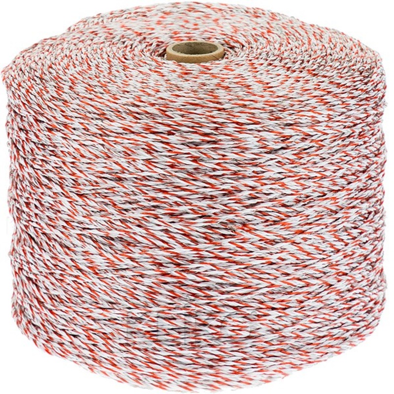 1000m Roll Polywire Electric Fence Energiser Stainless Steel Rope Poly