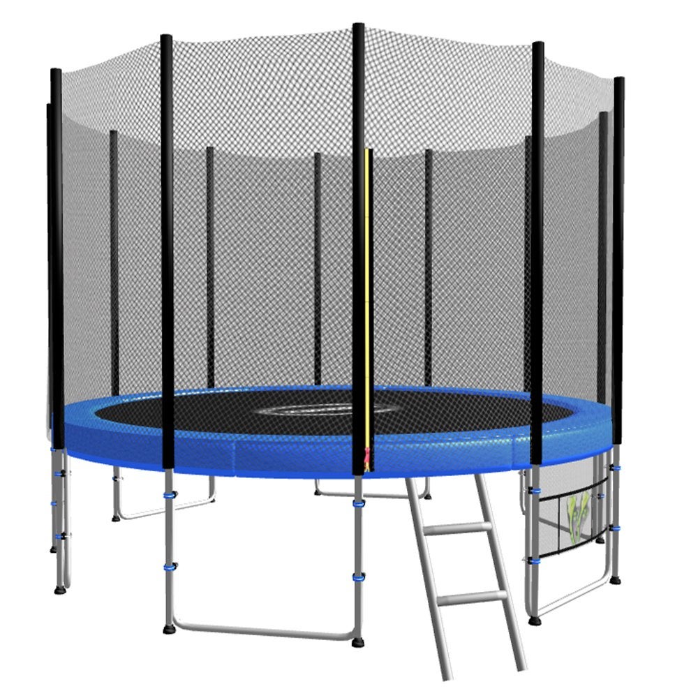 Blizzard 10 Ft Trampoline With Net - Blue