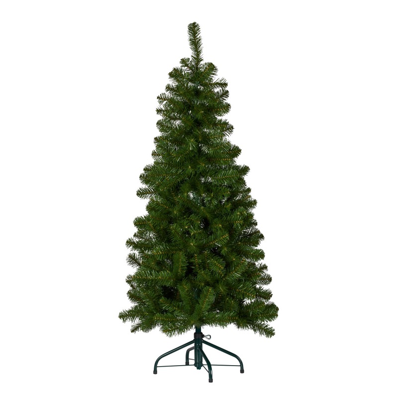 Buy 137cm Pine Slimline Christmas Tree with Lights MyDeal