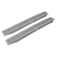 2.5m Loading Ramps For Motorcycle Motorbike Quad Atv Bobcat Trailer Truck Dingo