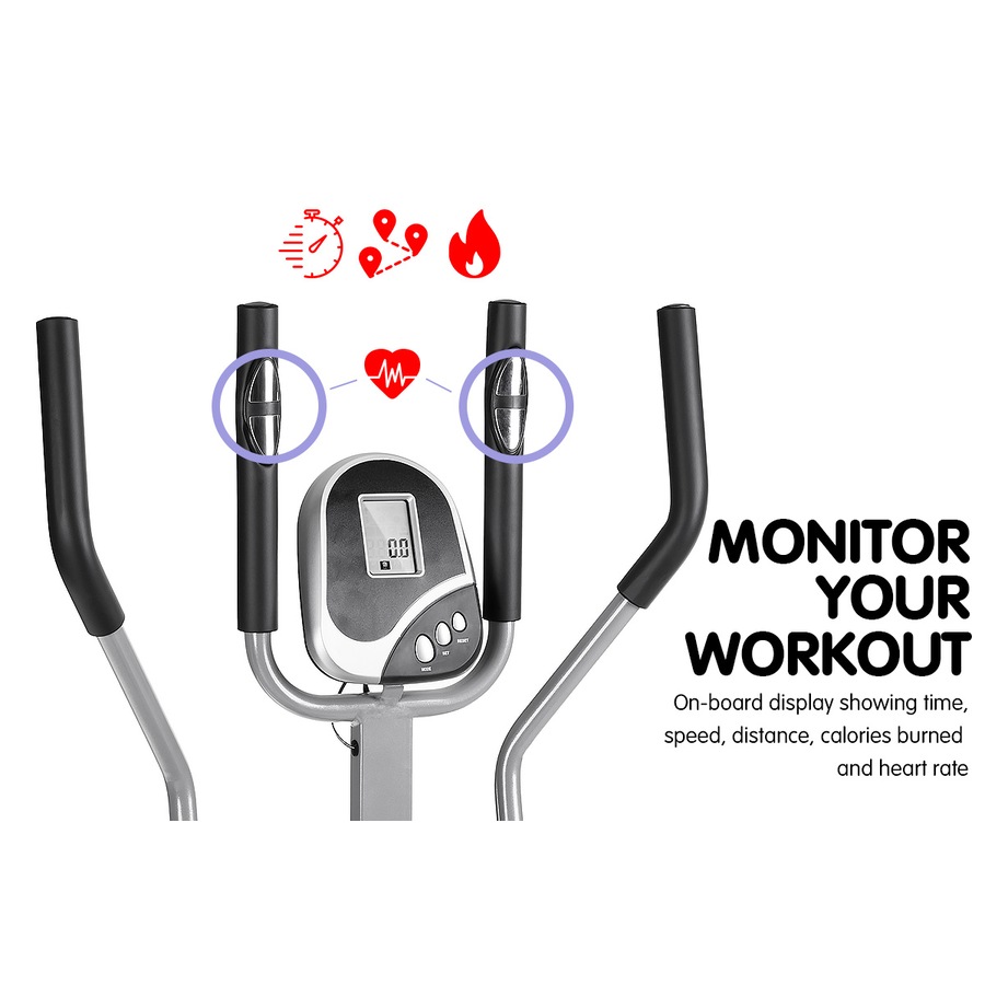 Powertrain Elliptical Cross Trainer Exercise Bike Home Gym Bicycle Resistance