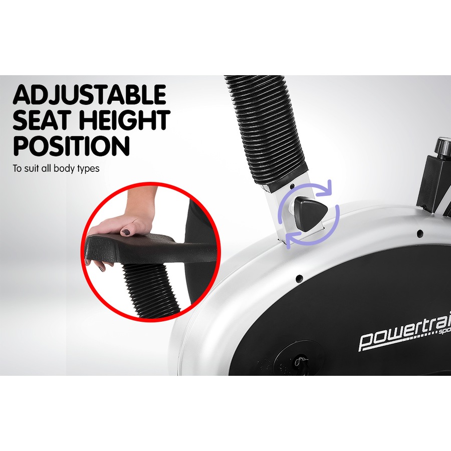 Powertrain Elliptical Cross Trainer Exercise Bike Home Gym Bicycle Resistance