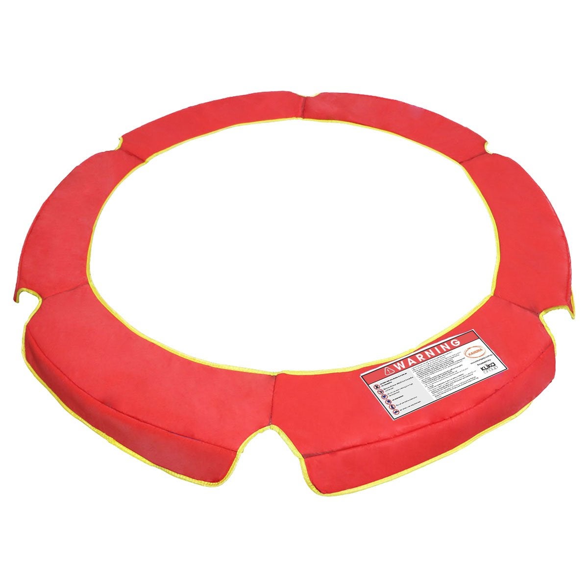 4.5ft Trampoline Replacement Safety Spring Pad Round Cover Red