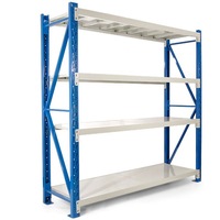 400kg 2.0m Garage Warehouse Storage Shelving Steel Tool Racking Office Shelves
