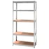 Buy 5 Shelf Adjustable Storage Rack Work Table Galvanized Steel ...