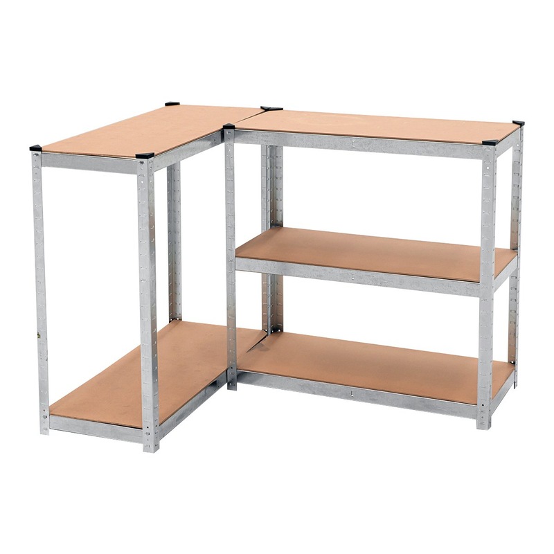 Buy 5 Shelf Adjustable Storage Rack Work Table Galvanized Steel ...