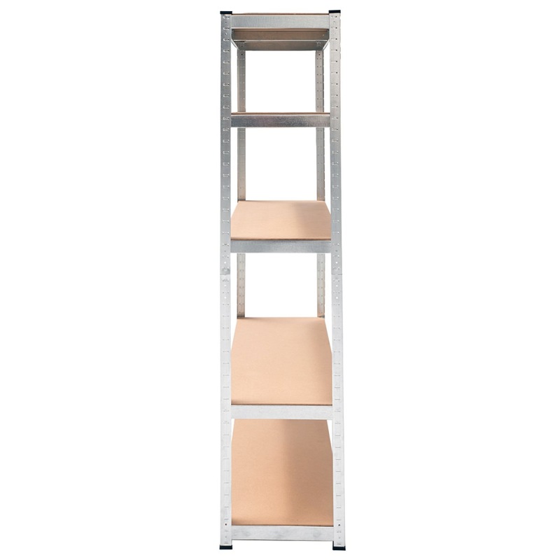 Buy 5 Shelf Adjustable Storage Rack Work Table Galvanized Steel ...