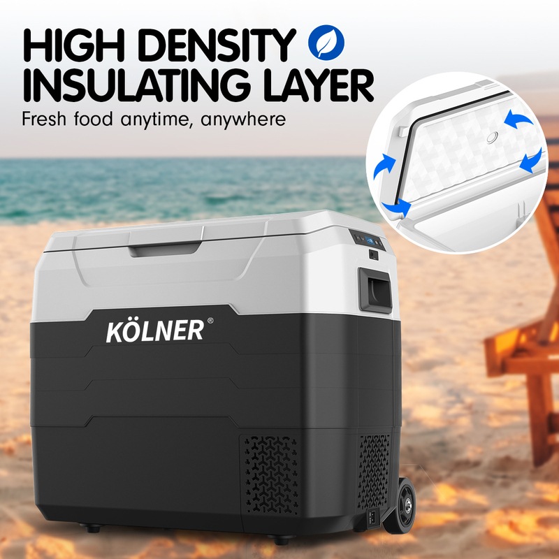50L Fridge Freezer Cooler 12/24/240v Camping Portable Kolner Esky