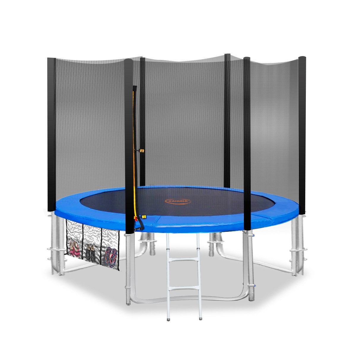 Blizzard 8 Ft Trampoline With Net - Blue