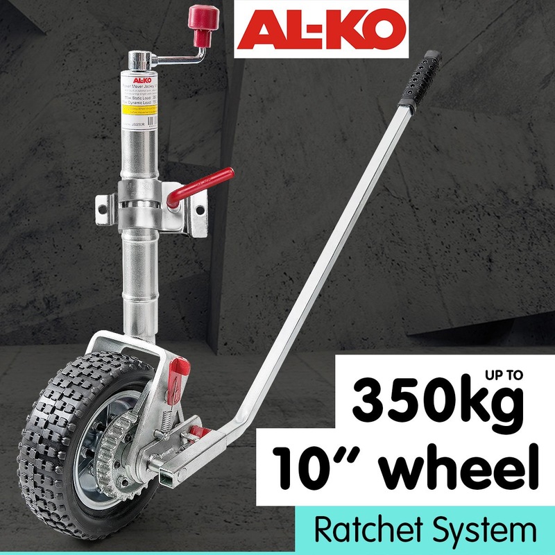 Buy Alko 10in Ratchet Jockey Wheel Caravan Trailer Camper Boat Power Mover Alko MyDeal
