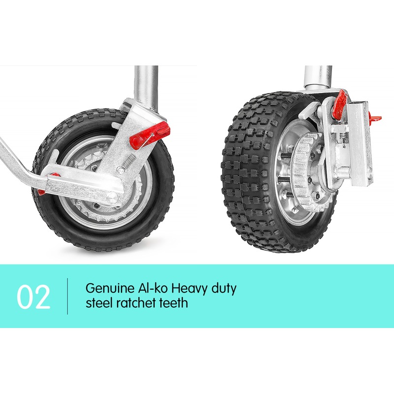 Buy Alko 10in Ratchet Jockey Wheel Caravan Trailer Camper Boat Power Mover Alko MyDeal