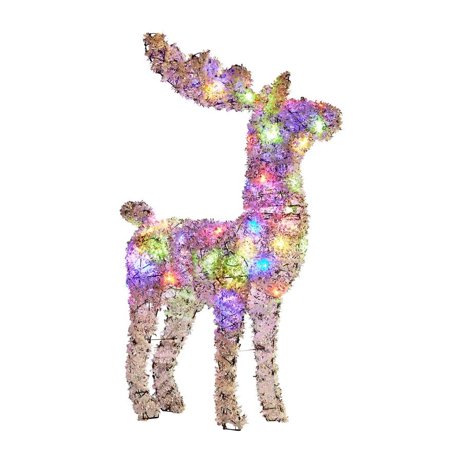 Christabelle 112cm Animated Reindeer Christmas LED Lights Indoor Outdoor Yard Statue Decoration