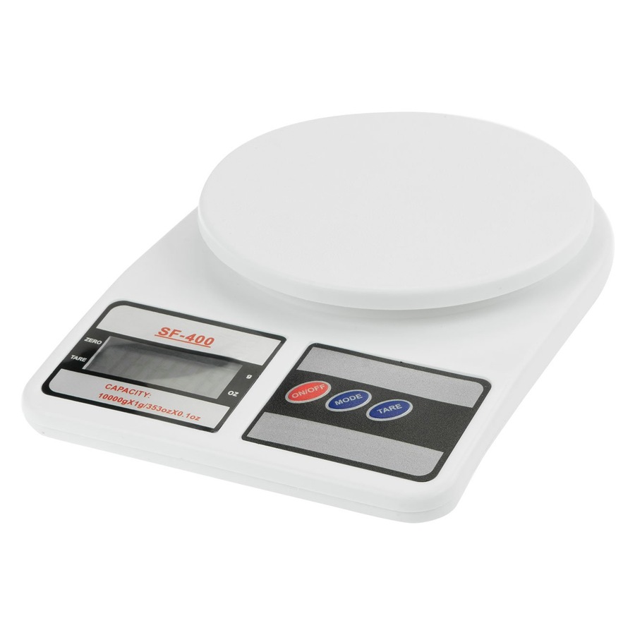 Digital Kitchen Scales 10kg / 1gm Electronic Food Postal Scales Low Profile